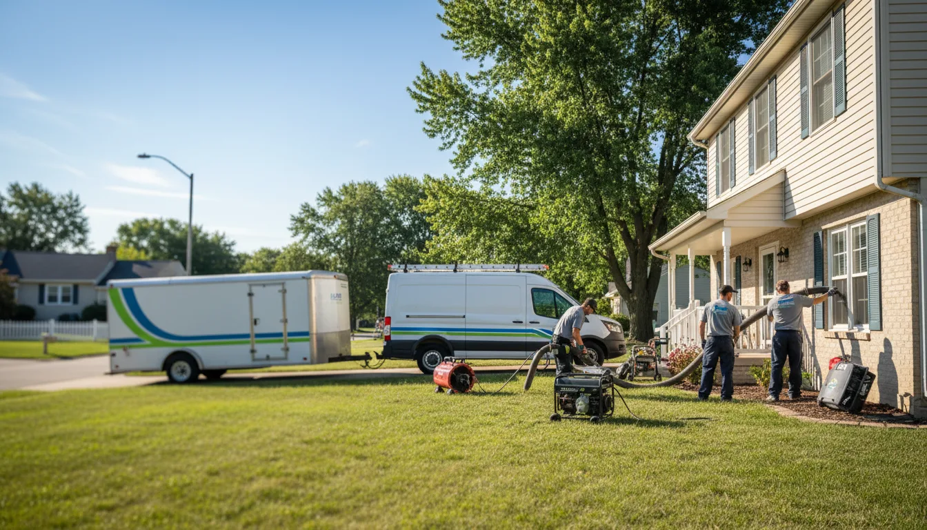 Flooded Basement Restoration And Cleanup With Repair in Secor, IL near me